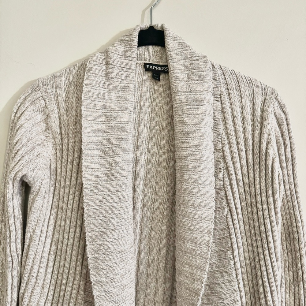 Express Open Front Cardigan - Picture 3 of 6